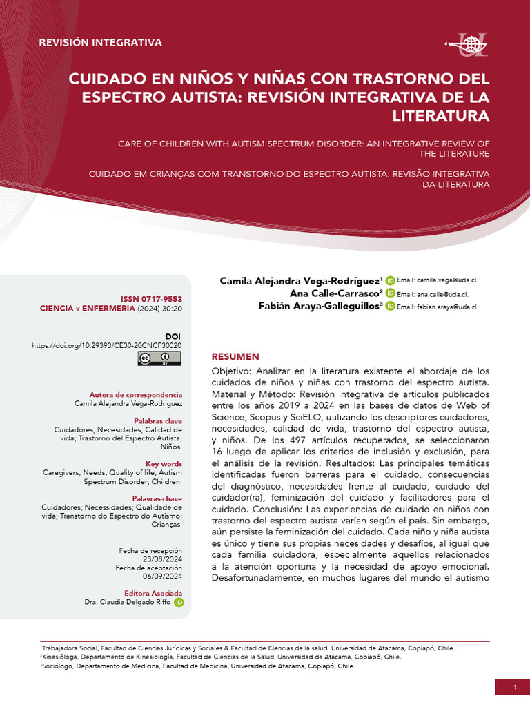 0717 9553 Cienf 30 20 | PDF | Autismo | Ciencias del comportamiento