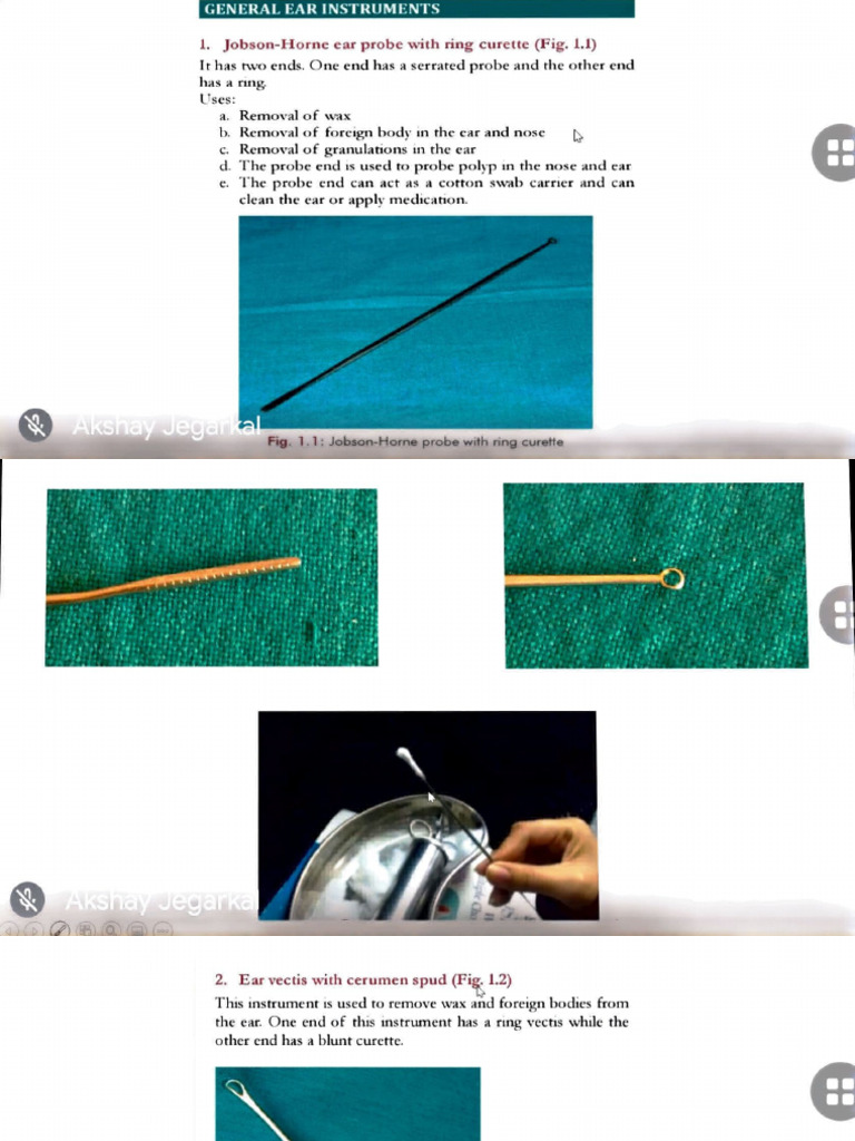 Ent Instruments | PDF