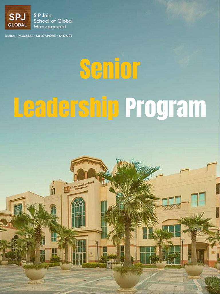 EduCrsTechIT LDRSP AI&ML SPJain Online Senior Leadership Program ...