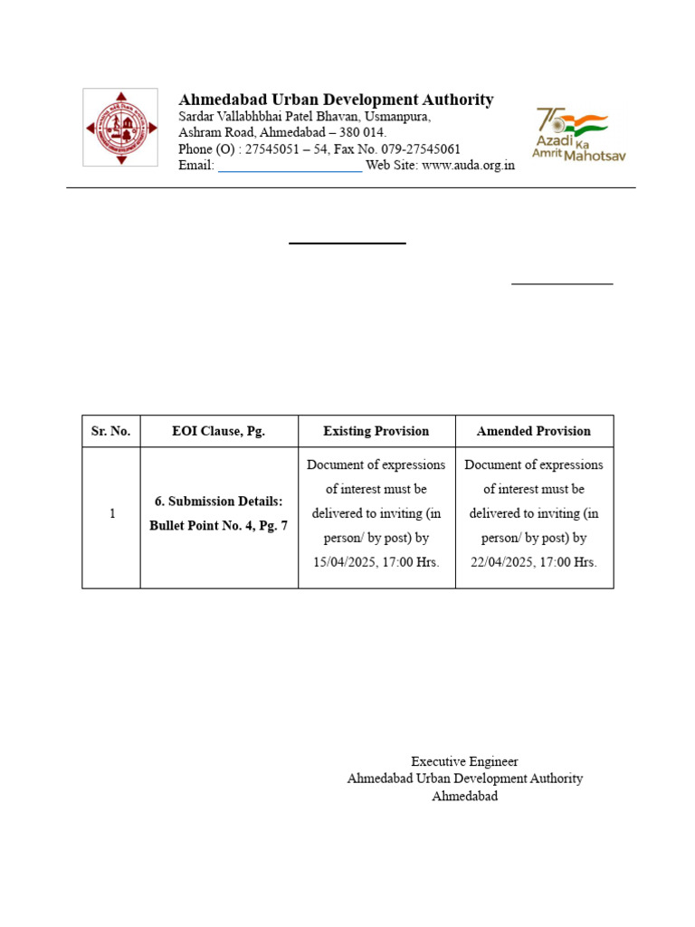 EOI for Independent Engineer Services | PDF | Joint Venture