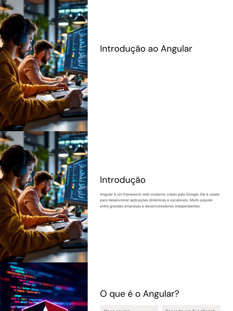 Introdução ao Curso de Angular 11 | PDF | Desenvolvimento de software ...
