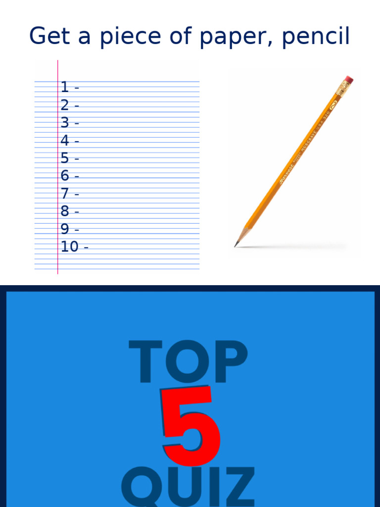 Top 5 Quiz Questions Guide | PDF