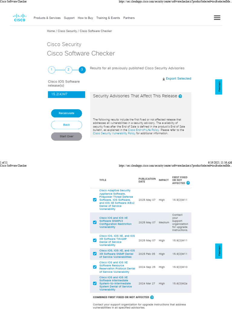 Cisco IOS Vulnerability Checker Guide | PDF | Denial Of Service Attack ...