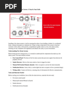 Alarm Bell Installation Guide | PDF | Fire Sprinkler System | Screw