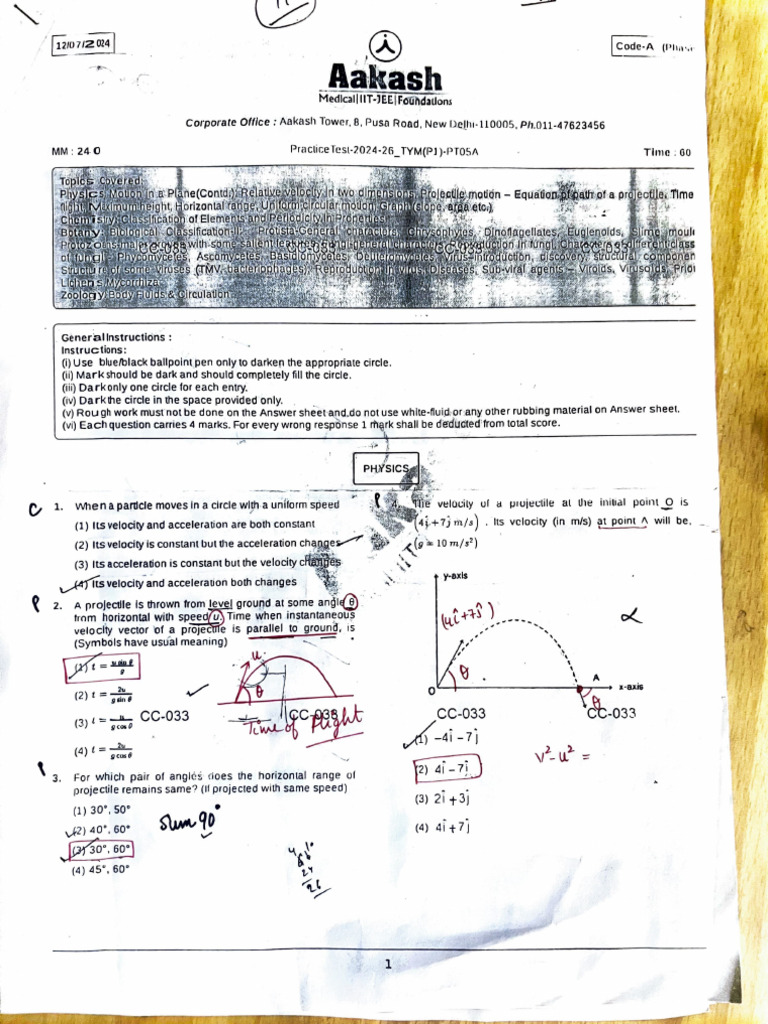 Physics and Chemistry Practice Questions | PDF | Physical Phenomena ...