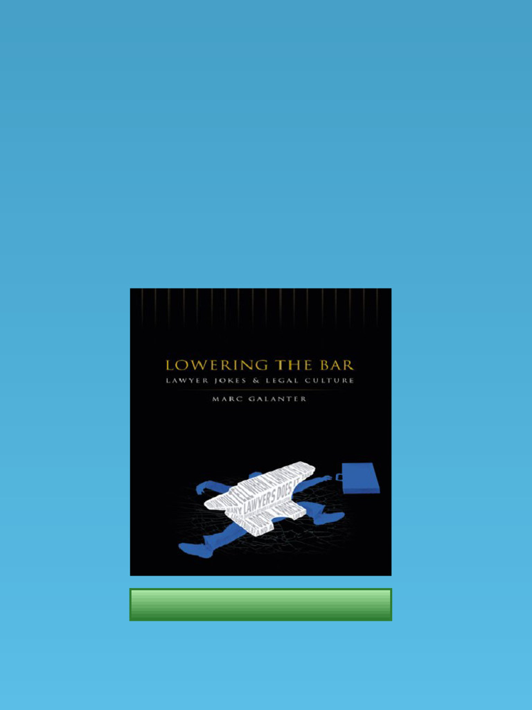 (Ebook) Lowering the Bar: Lawyer Jokes and Legal Culture by Marc ...