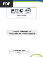 Guia Para Tcc - Biologia c11- Maio 2011