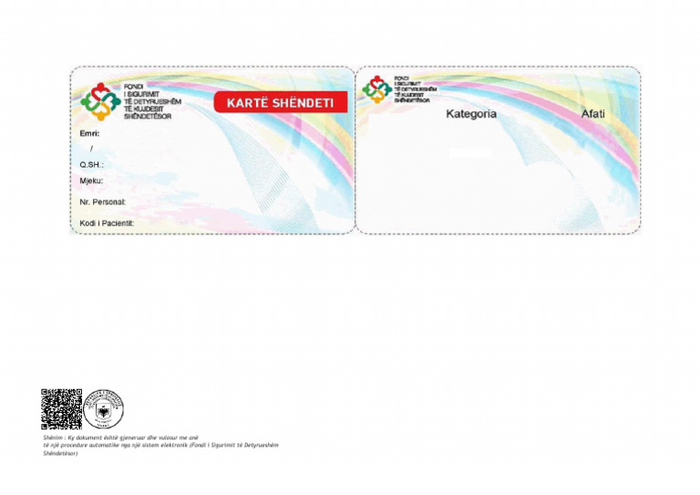 Health Card J40715080E | PDF