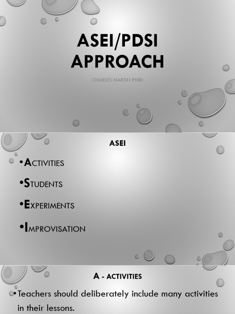 ASEI/PDSI Lesson Planning Guide | PDF | Lesson Plan | Teachers