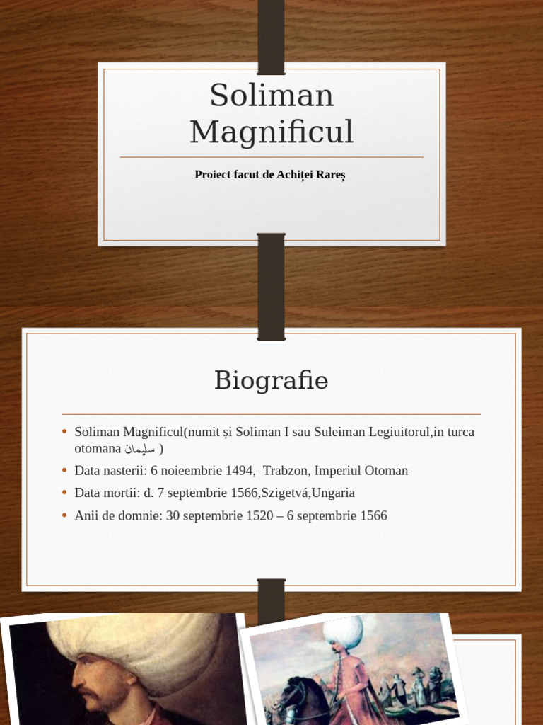 Soleiman Magmnificul | PDF