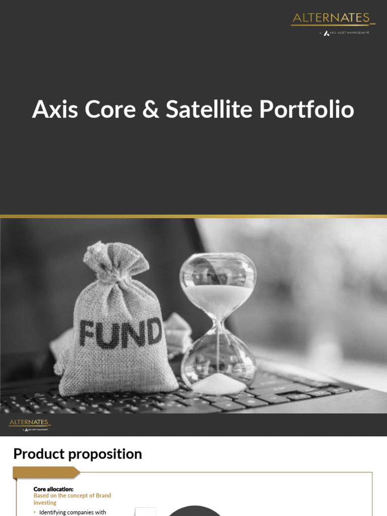 Axis Core & Satellite Investment Strategy | PDF | Brand | Investing