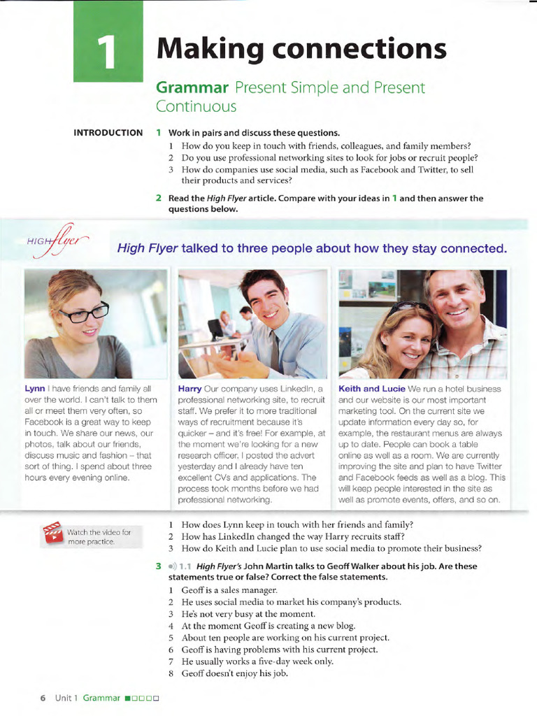 Connecting Through Social Media and Networking | PDF