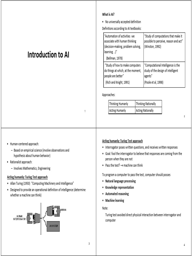 Overview of AI Concepts and Applications | PDF | Thought | Artificial ...