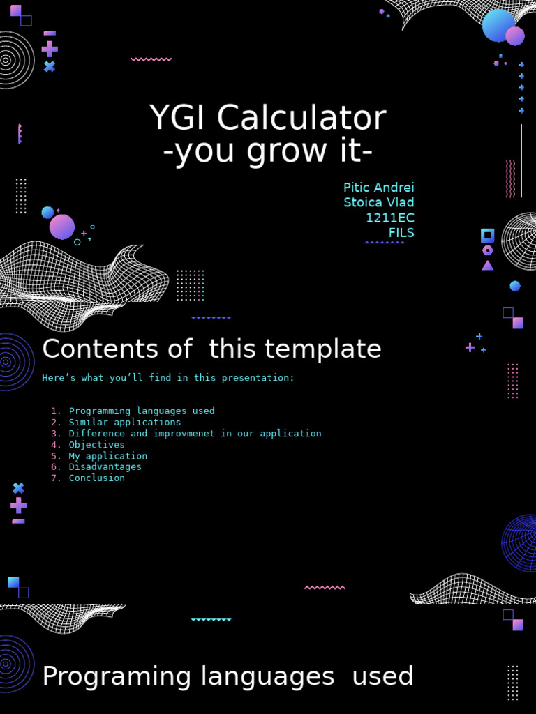 YGI Calculator: Features & Improvements | PDF | Multiplication ...