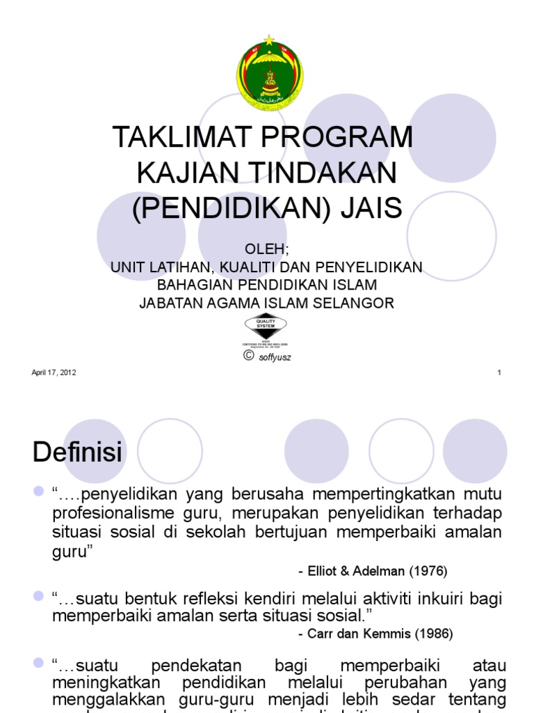Taklimat Kajian Tindakan  PDF