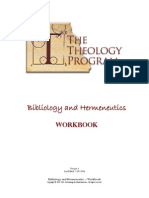 Bibliology & Hermeneutics Workbook Jul 2006