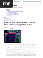 (How To) Boot Games Off USB (External Hard Drive) With Playstation 2 (PS2) Welcome To The Underground.