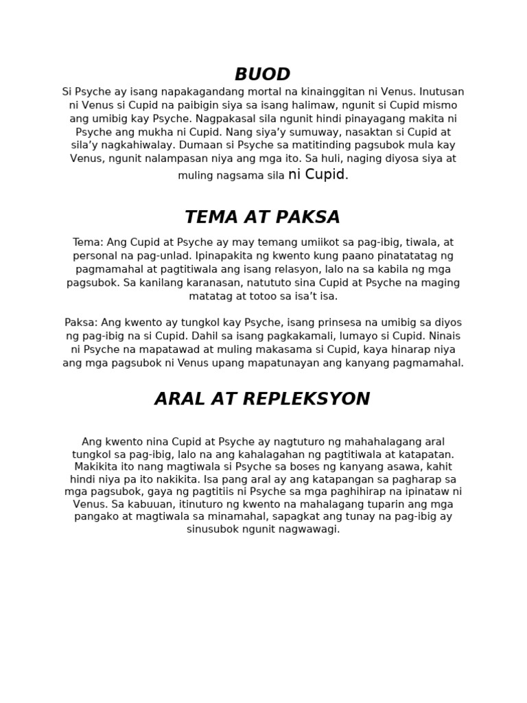 BUOD | PDF