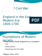 British Society Leading To Civil War