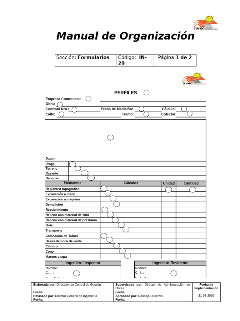 In-29 Plantilla | PDF