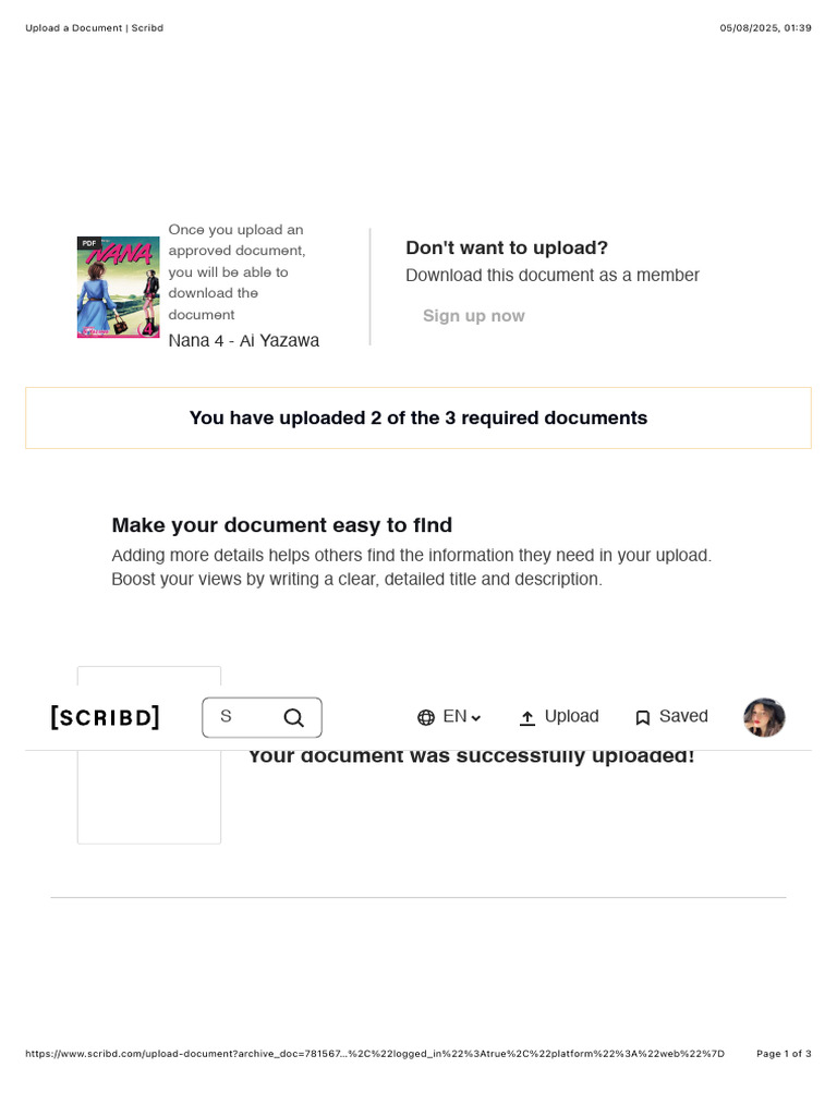 Upload A Document - Scribd | PDF | Scribd