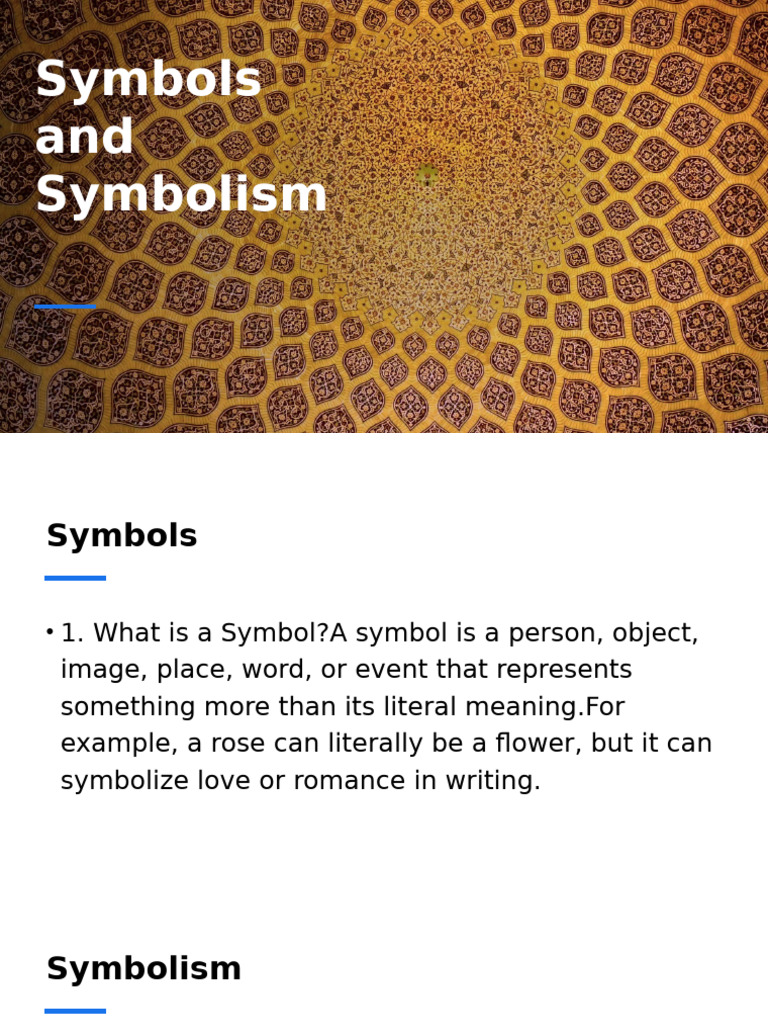 Understanding Symbols and Their Meanings | PDF | Symbols | Emotions