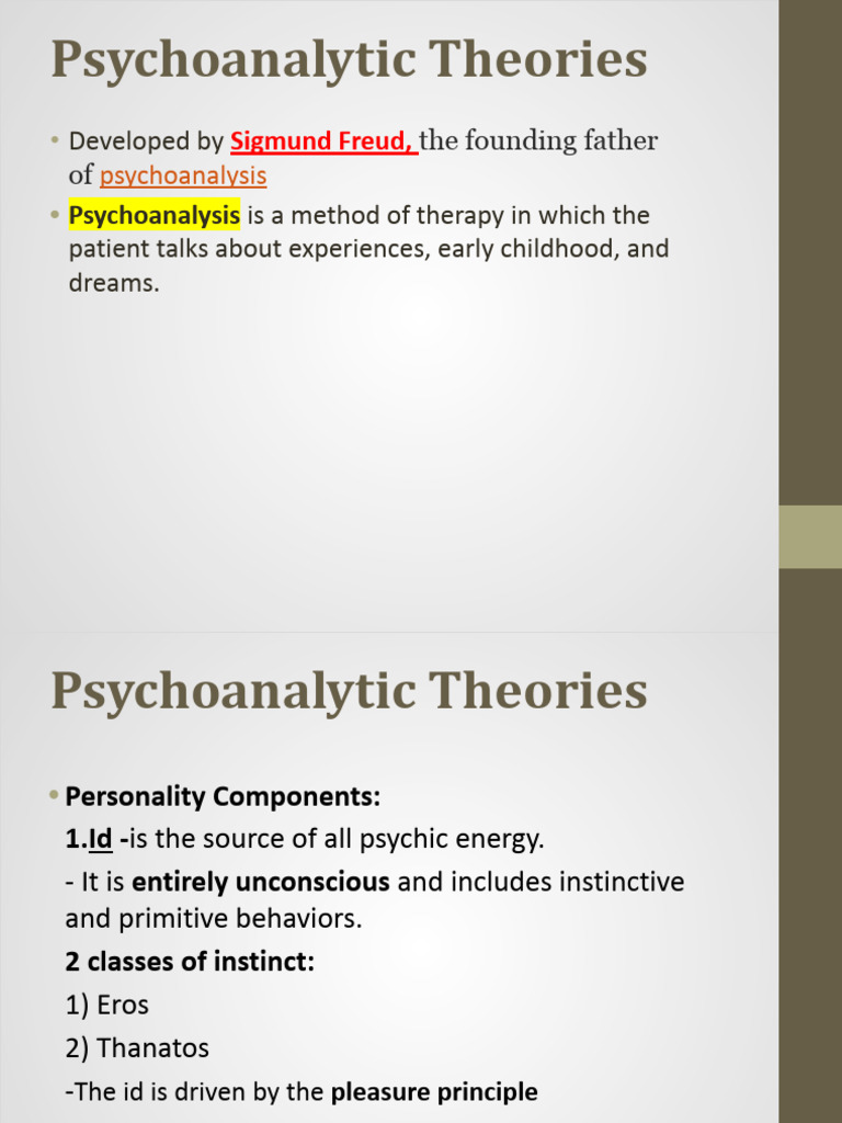 Understanding Psychoanalytic Theories | PDF | Psychoanalysis | Oedipus ...