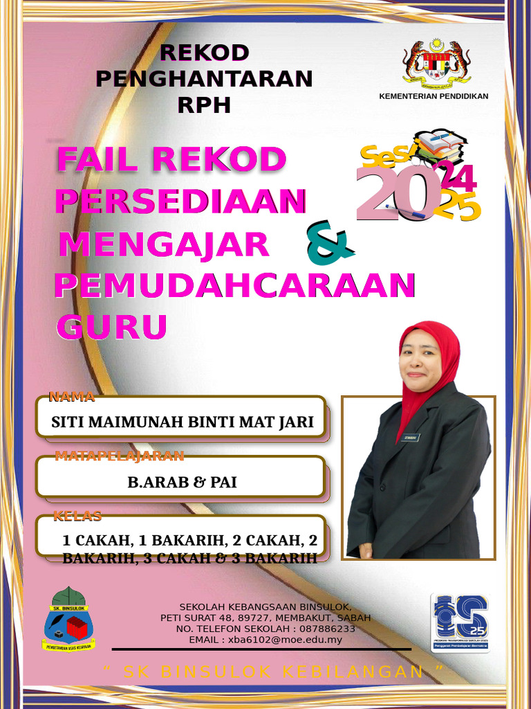 Rekod Penghantaran RPH Mai | PDF
