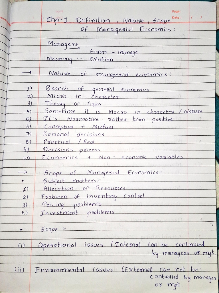 Economics 1 To 10 Chapter | PDF