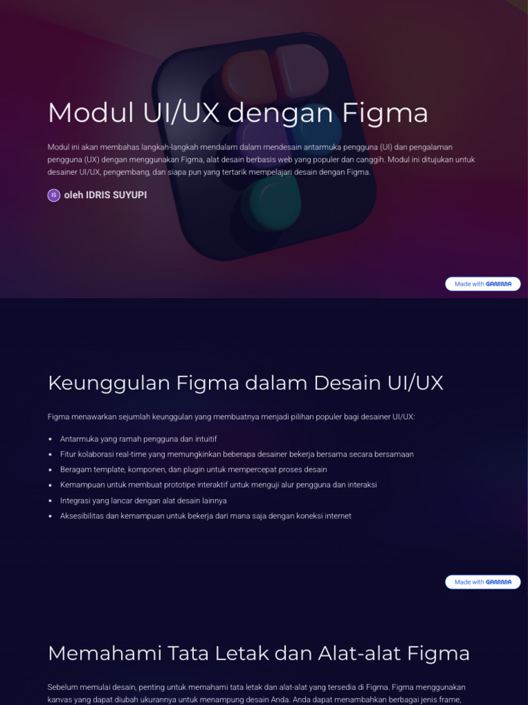 Modul Desain UI/UX dengan Figma | PDF