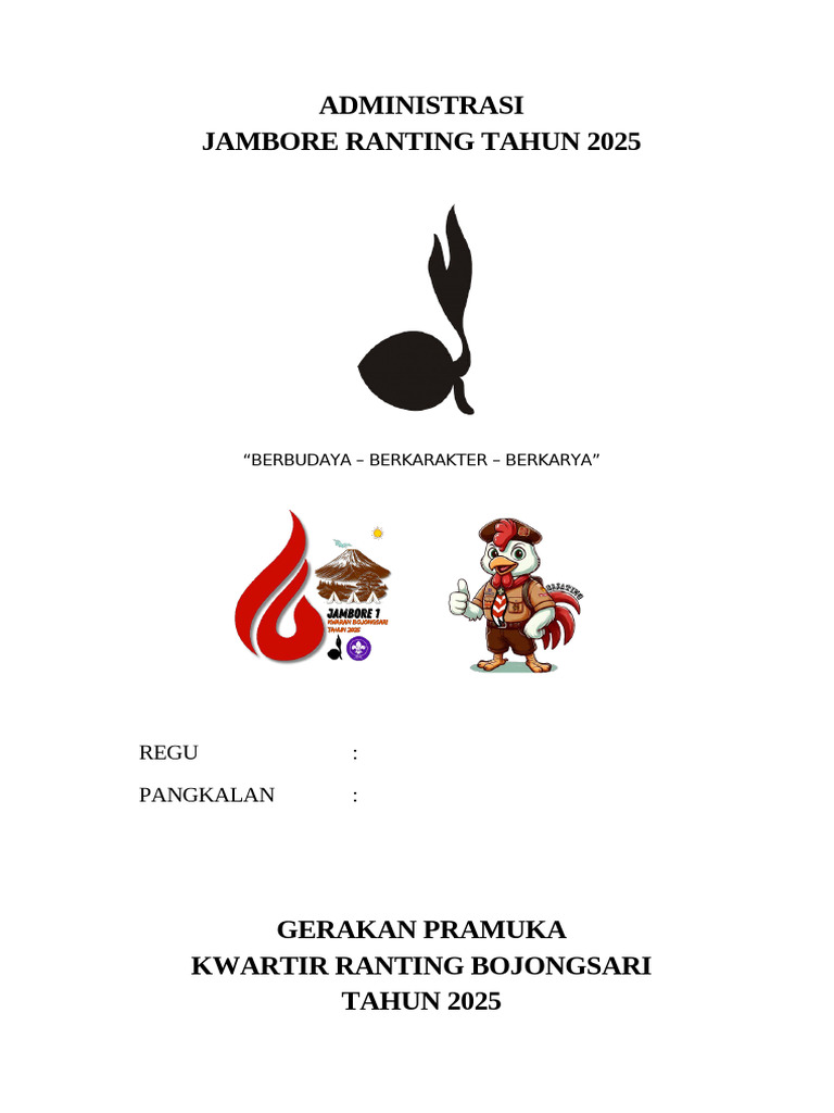 Jambore Ranting Pramuka 2025 Bojongsari | PDF