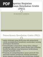 Formulir Skrining CKG untuk Kesehatan | PDF