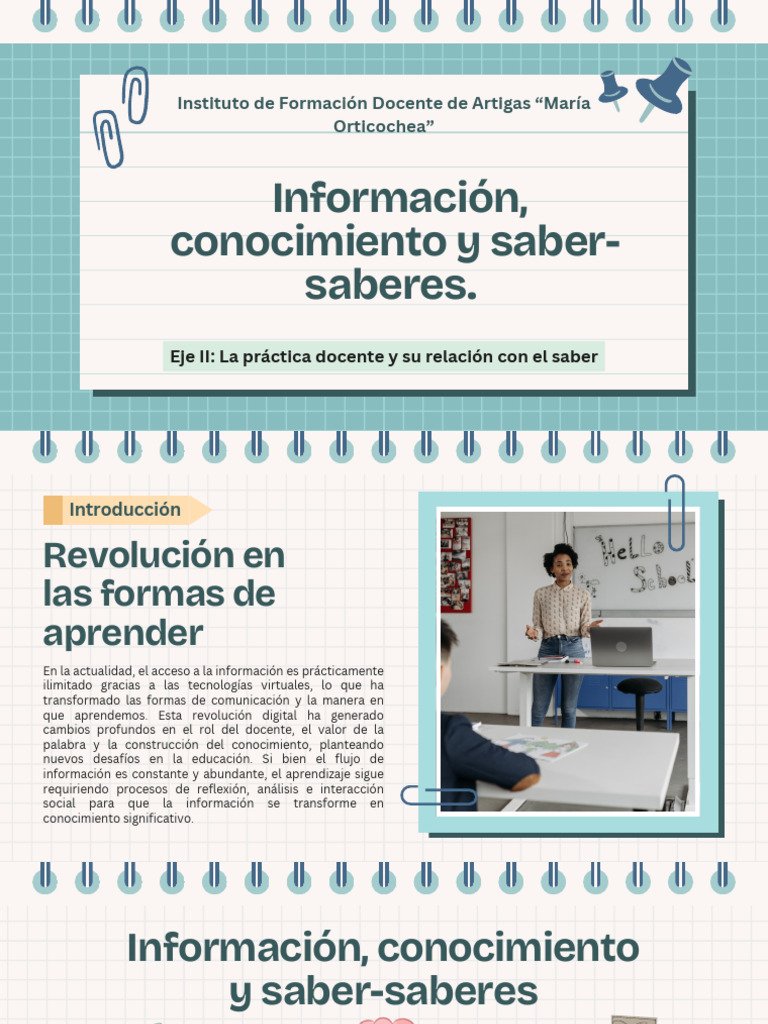 Transformación del rol docente en educación | PDF | Maestros | Aprendizaje