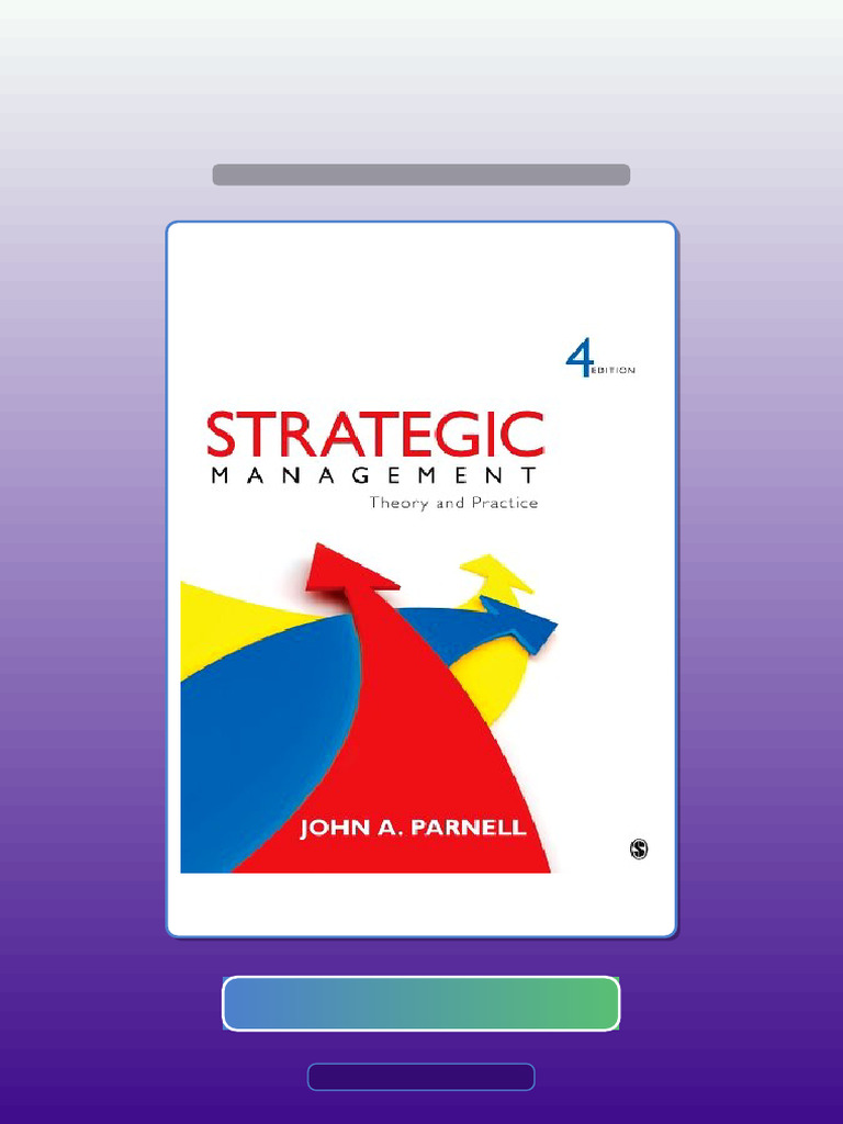Strategic Management Theory and Practice by John A Parnell Official ...