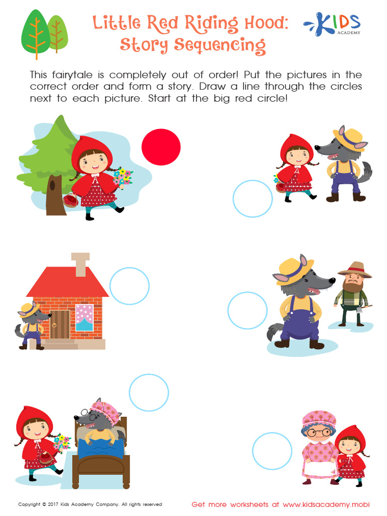Little Red Riding Hood Sequencing | PDF