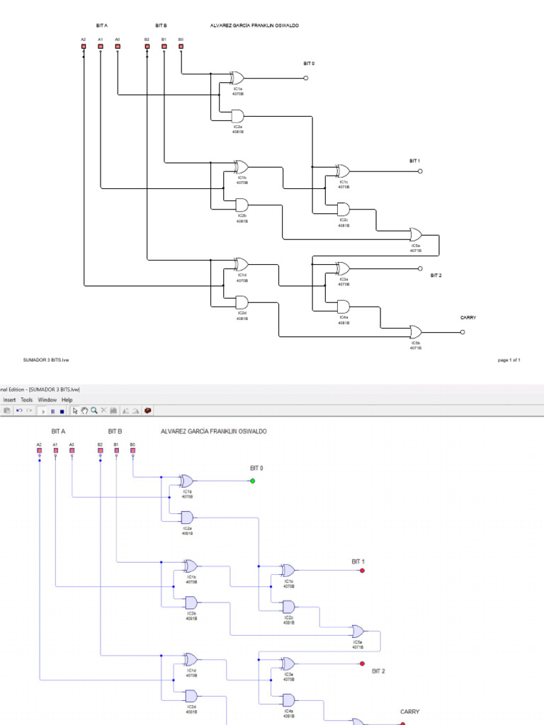 Sumador 3 Bits | PDF