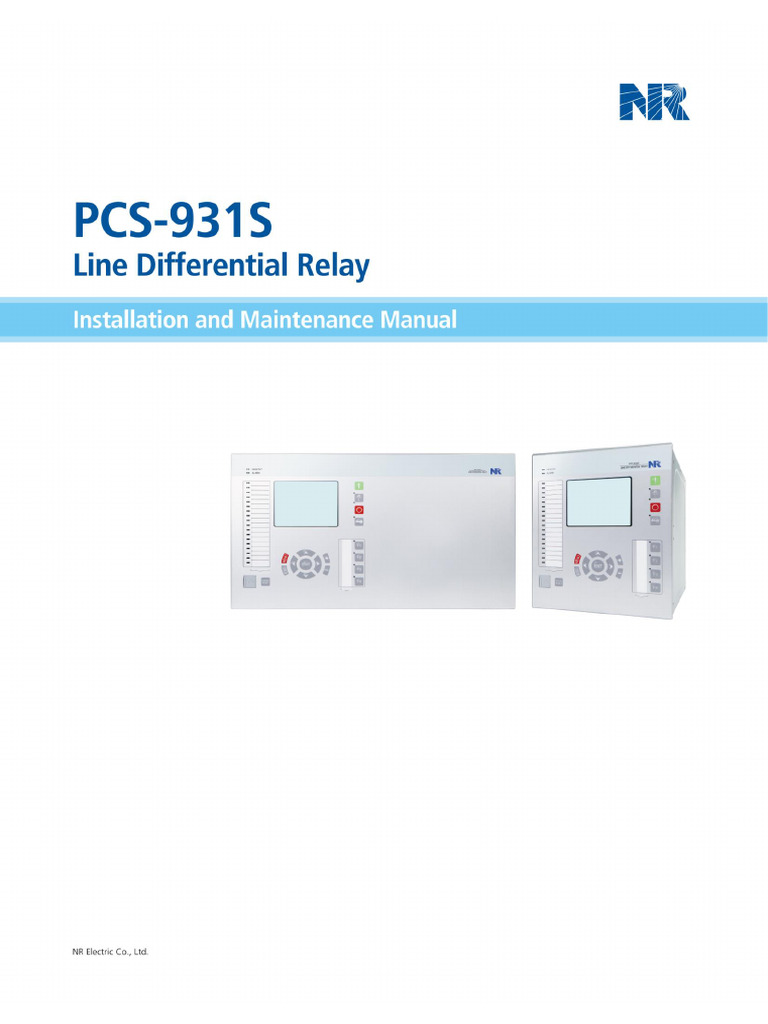 PCS-931S Line Differential Relay Manual | PDF | User Interface ...