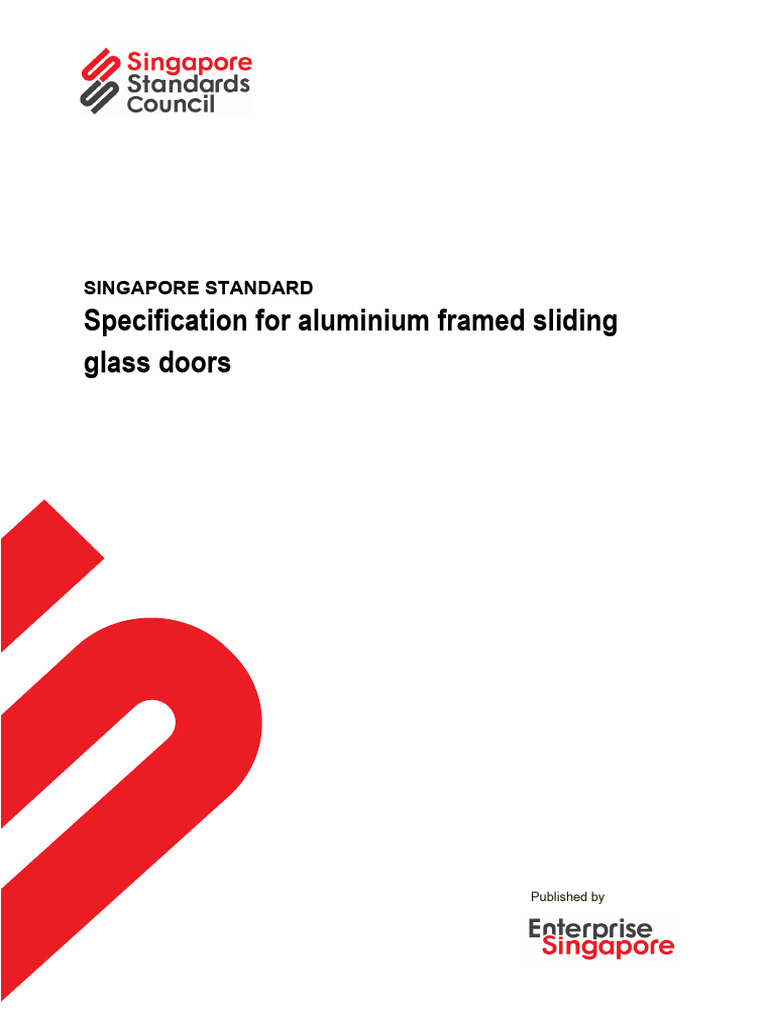 Aluminium Sliding Glass Door Standards | PDF | Door | Stainless Steel