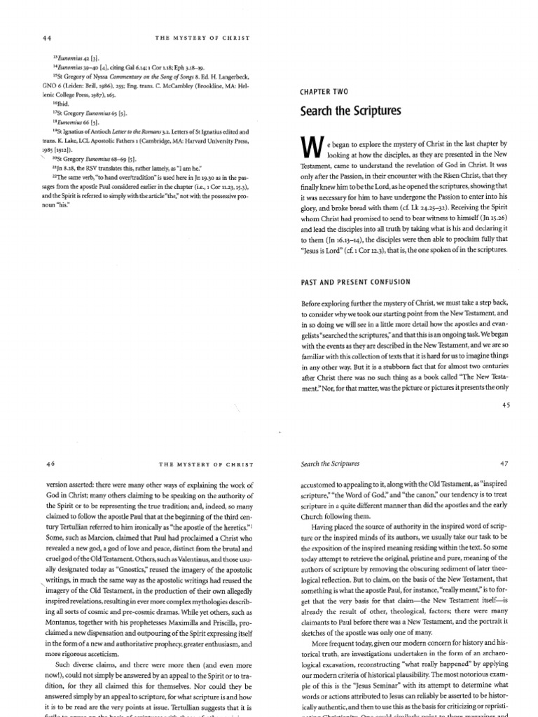 Understanding the Mystery of Christ | PDF | Jesus | Gospel Of John