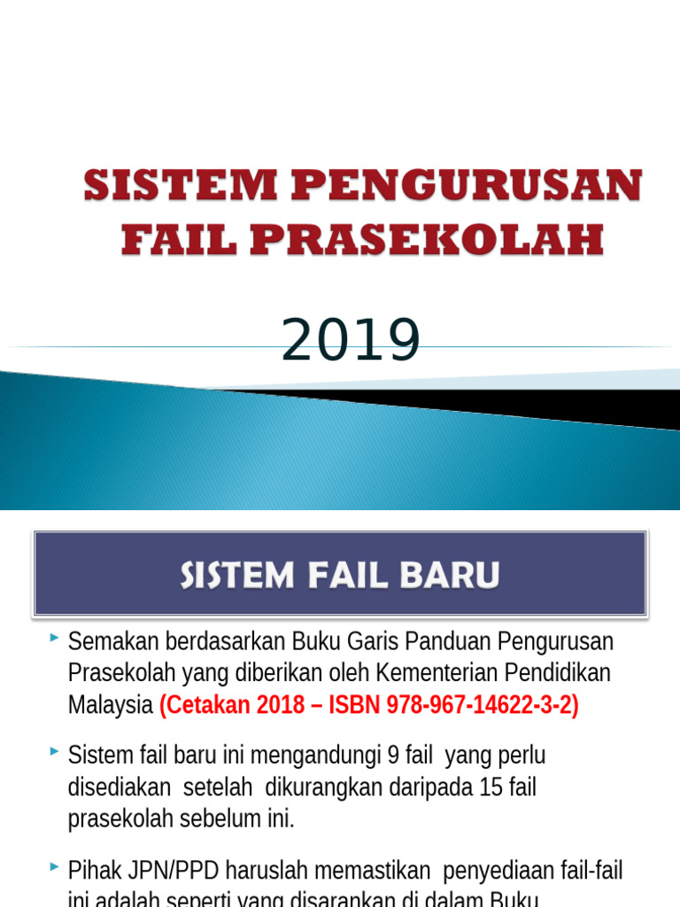 Fail Pra Semakan 2019 Garis Panduan Buku Pengurusan | PDF