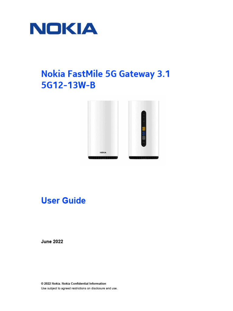 Fastmile 5g Gateway 3 1 User Guide | PDF | Wi Fi | Computer Network, image size:768x1024