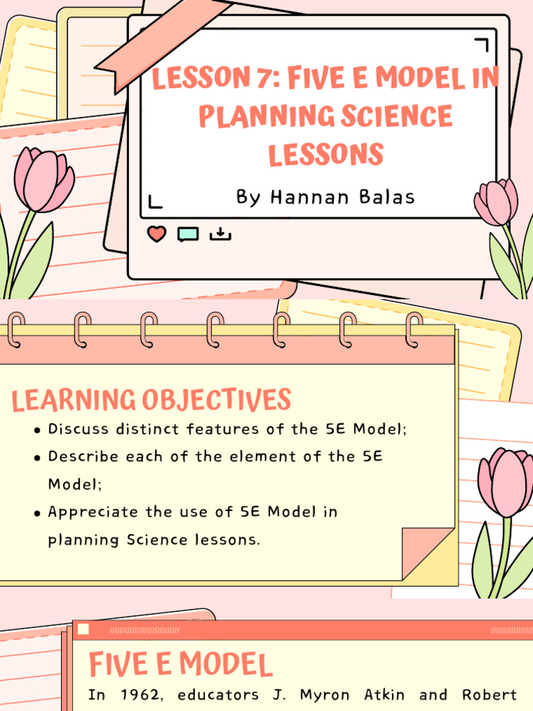 Five E Model for Science Lessons | PDF