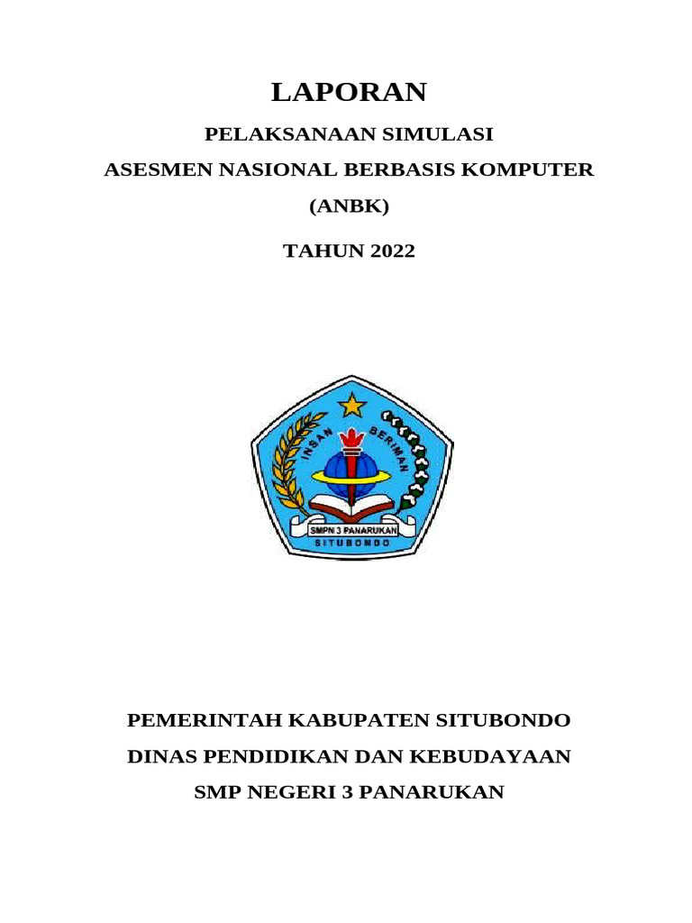 Simulasi ANBK SMPN 3 Panarukan 2022 | PDF