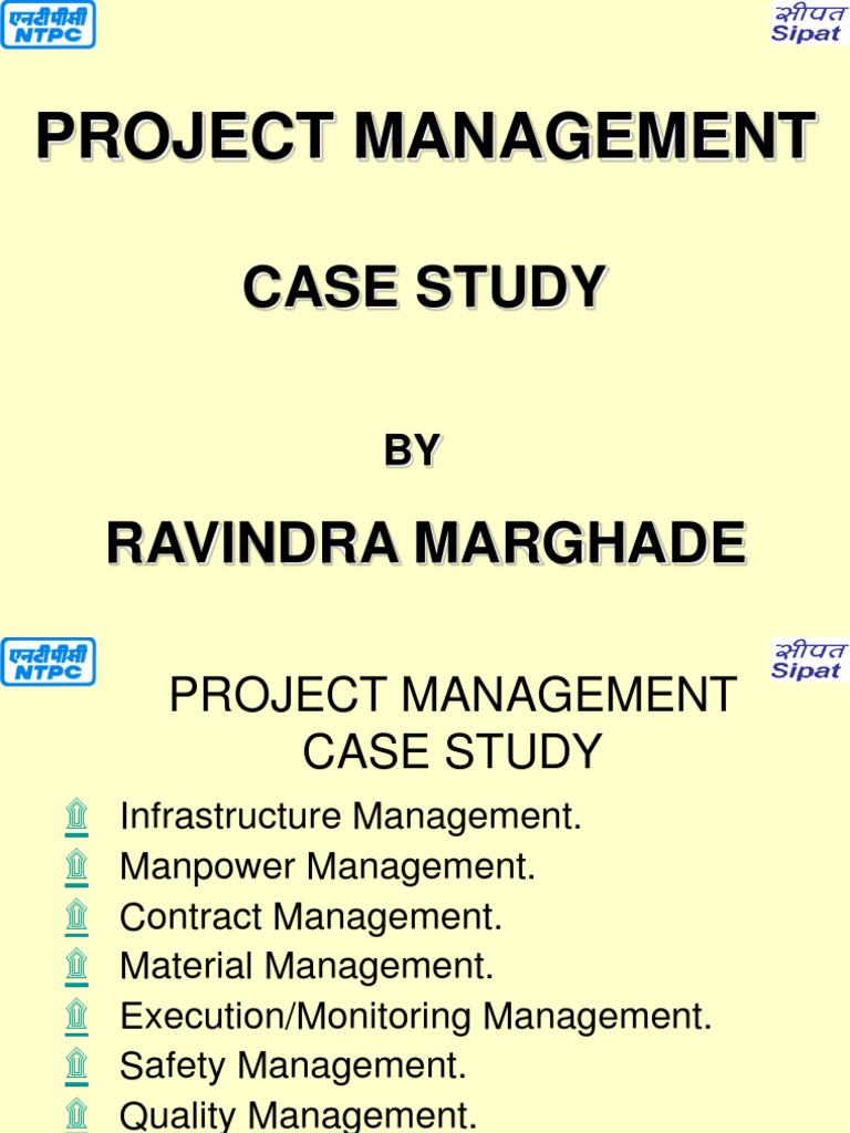 project manager case study examples