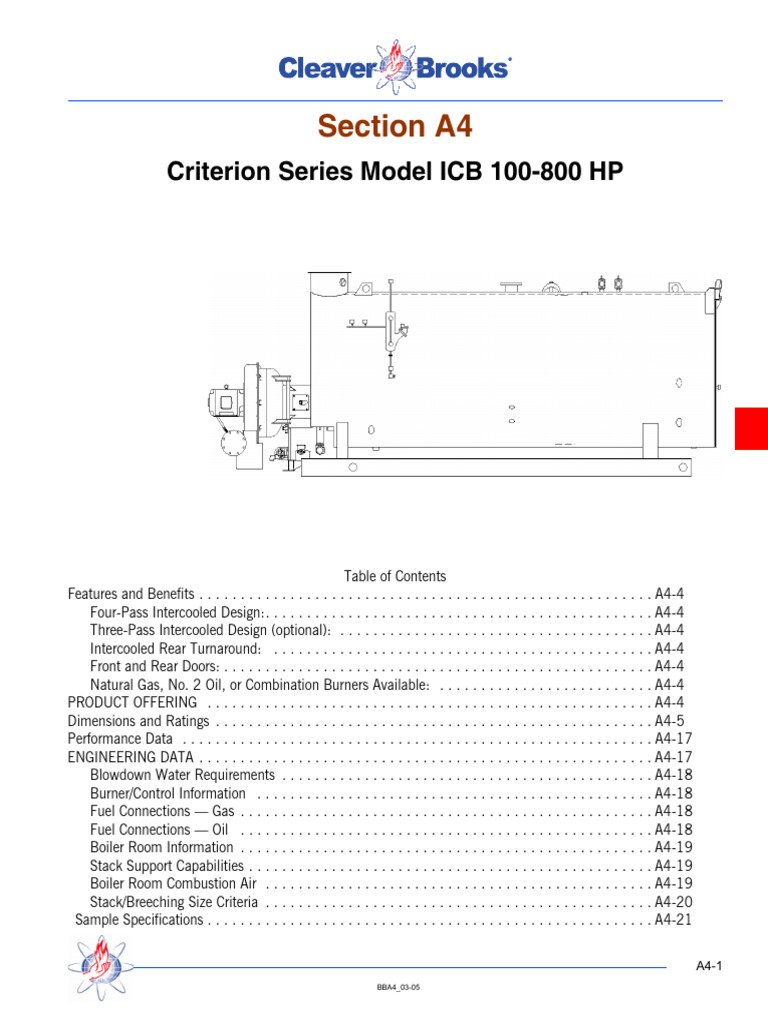 A4 Model ICB Boilers | PDF | Boiler | Gases