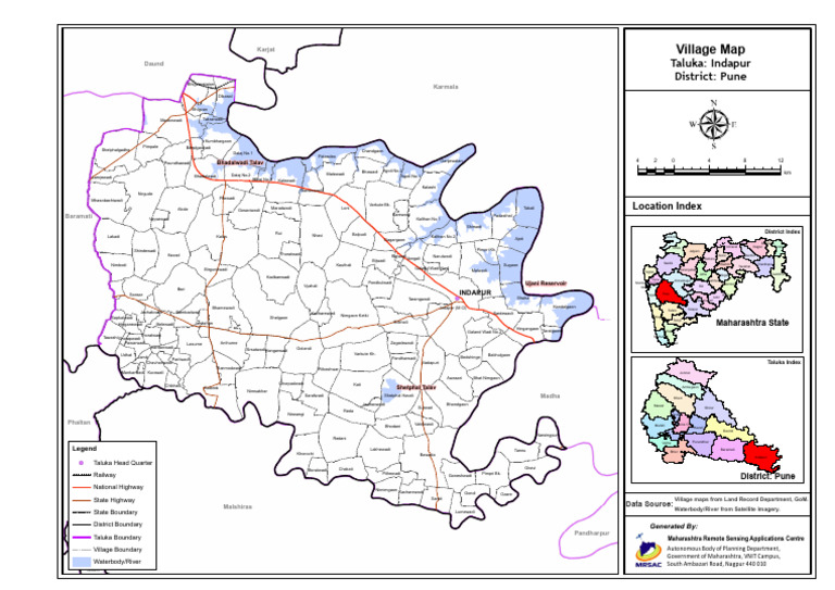 Indapur Taluka Map Overview | PDF