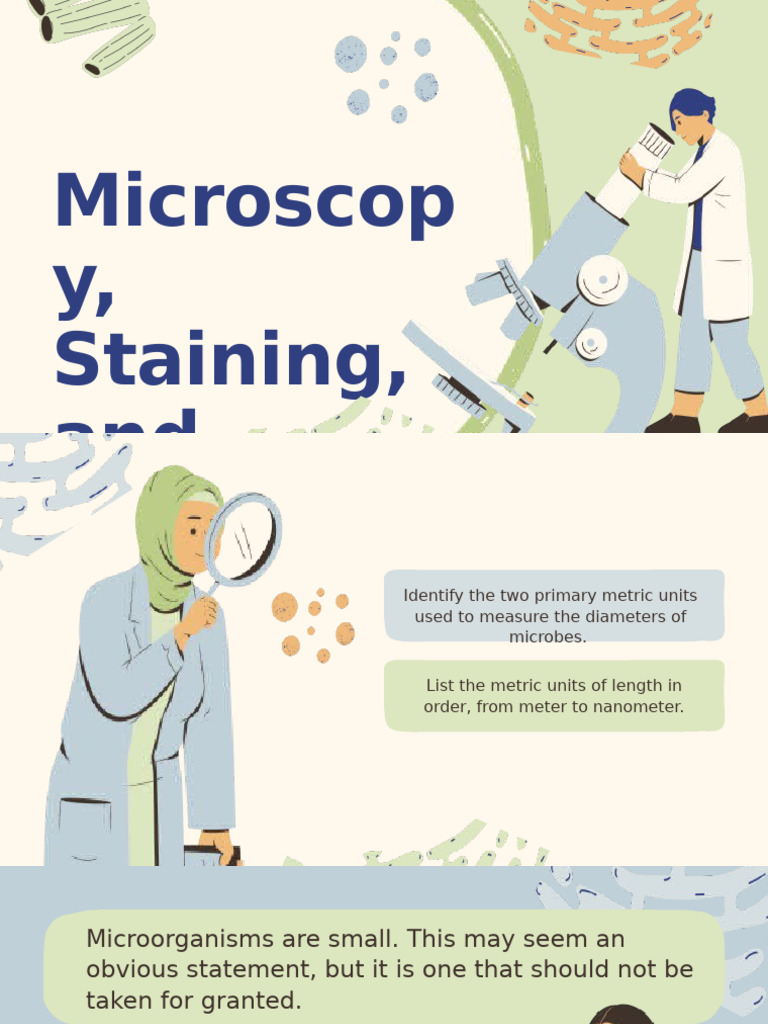 Measuring Microbe Sizes in Microscopy | PDF | Angular Resolution | Light