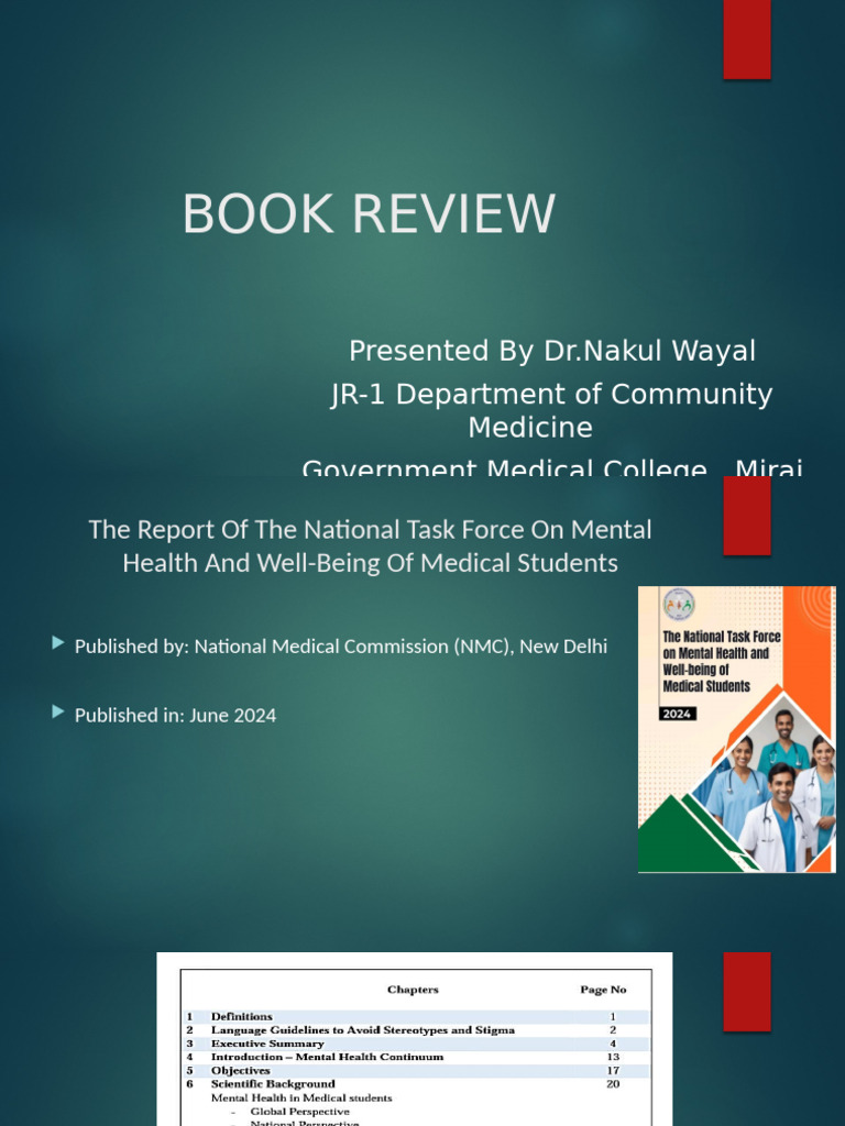 Mental Health Challenges in Medical Students | PDF | Mental Disorder ...