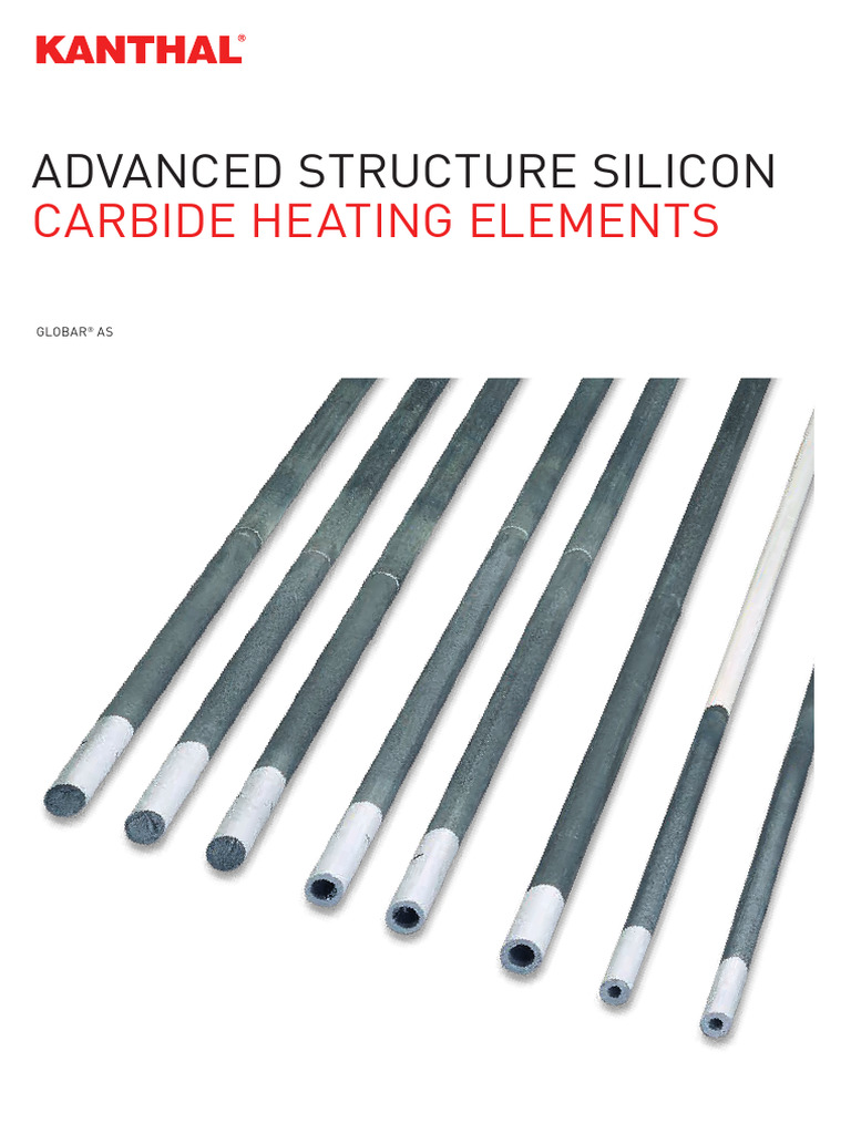 Advanced Structure Silicon Carbide Heating Elements Globar As B Eng LR ...
