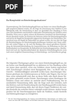 (Luhmann 2009) Zur Komplexität Von Entscheidungssituationen